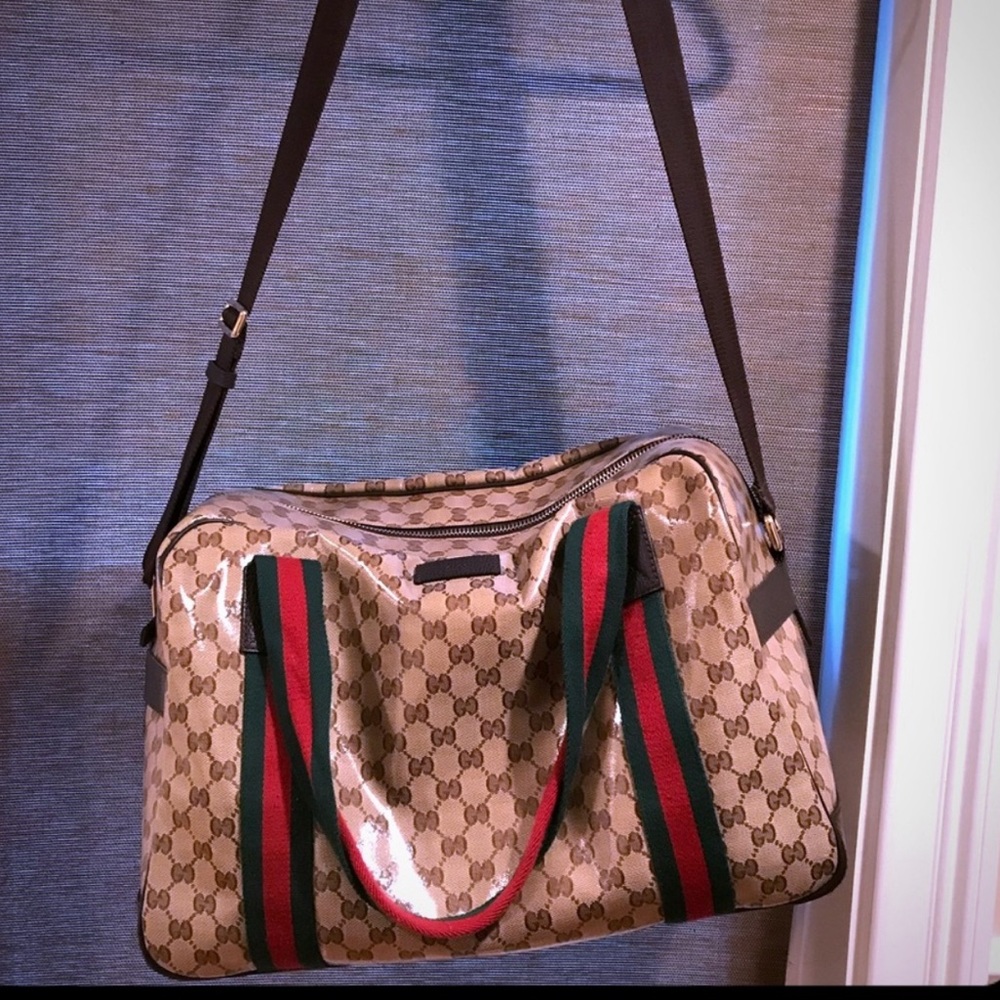Authentic Gucci Duffle Travel Bag
